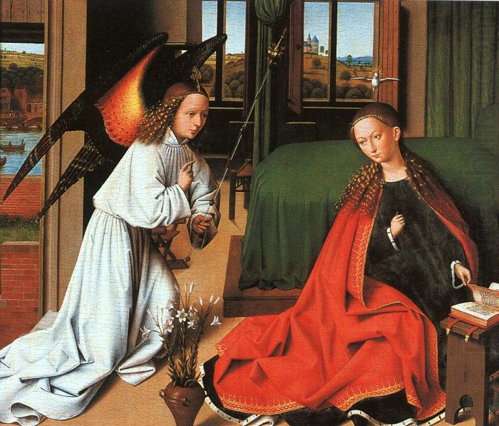 Petrus Christus Annunciation1 china oil painting image